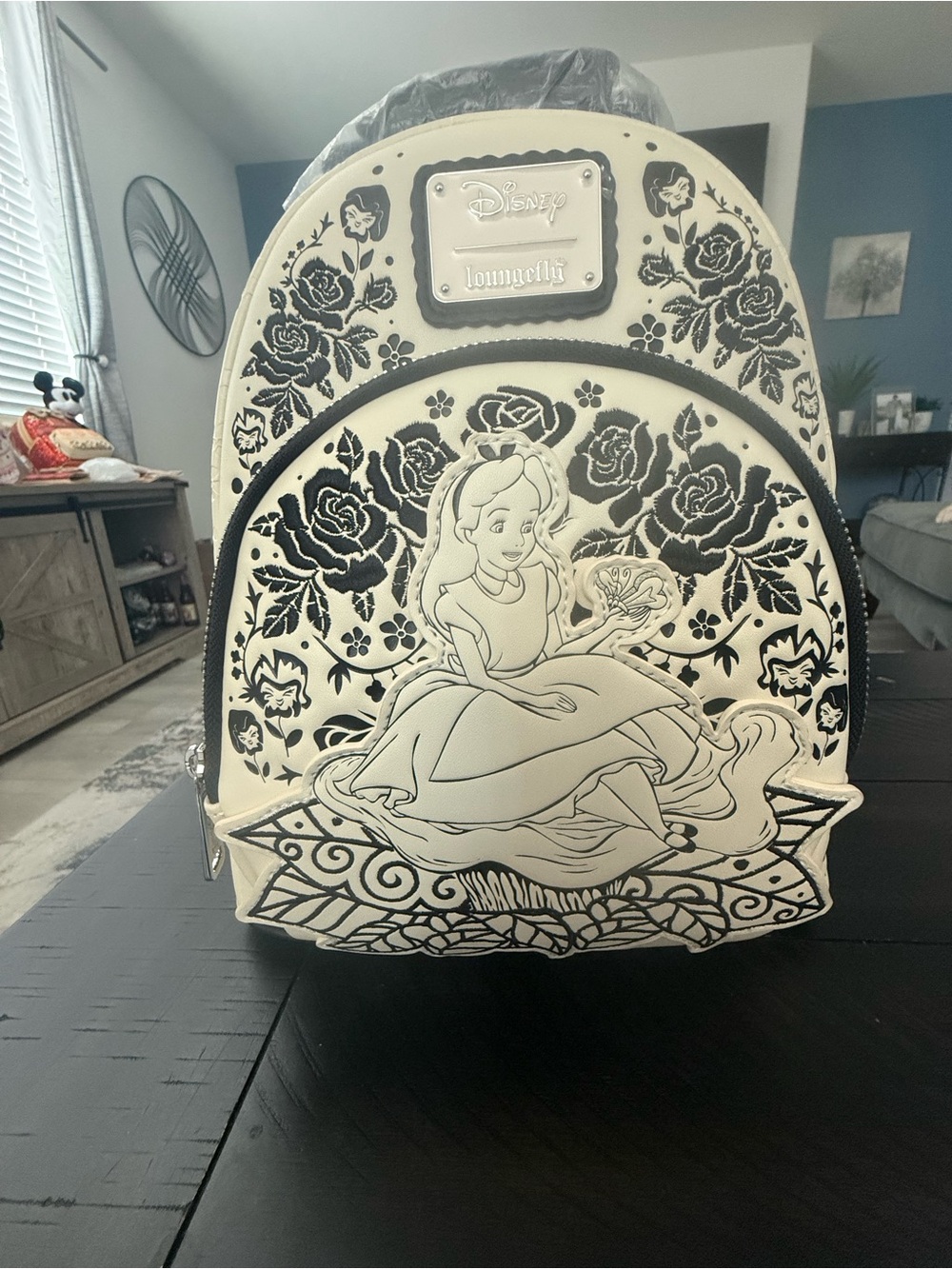 NWT Disney Loungefly Alice in Wonderland Floral Loungefly Mini Backpack
